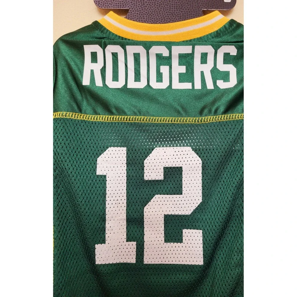 #12 Rodgers NFL Official Team Pet Wear Green Bay‎ Packers Dog Jersey NWT Size L